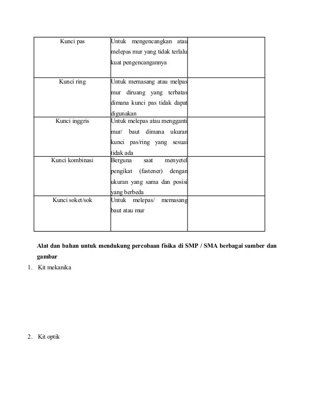 Penataan dan penyimpanan alat