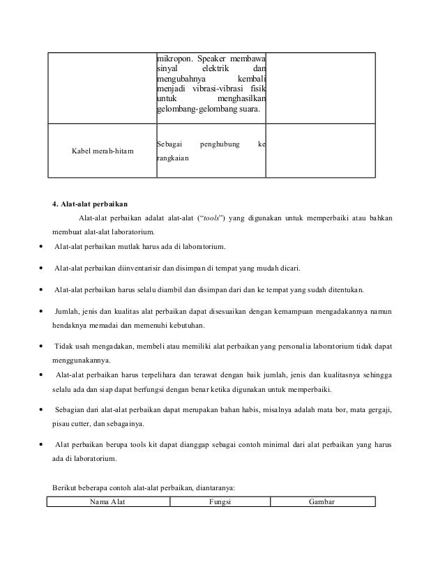 Penataan dan penyimpanan alat