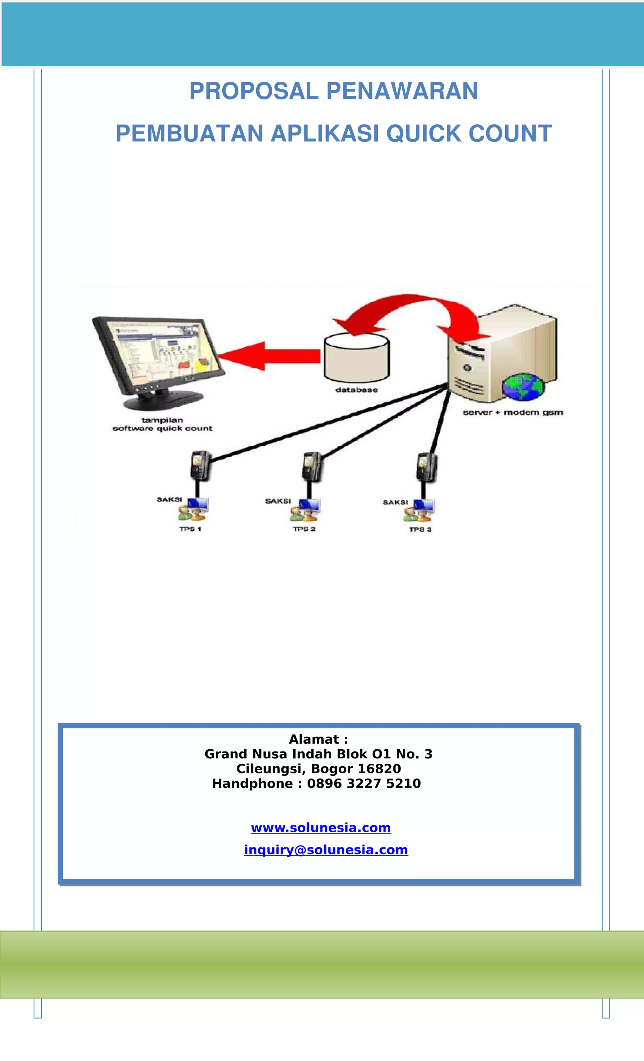 Penawaran aplikasi realtime quick count PDF