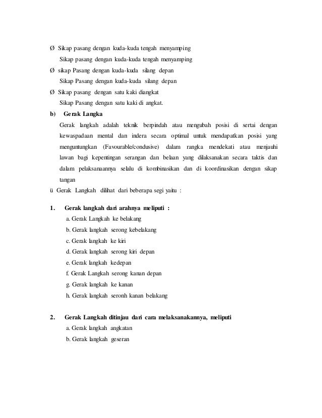 Makalah Pencak silat