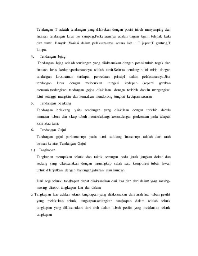 Makalah Pencak silat