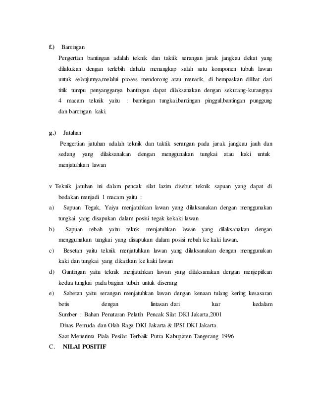 Makalah Pencak Silat