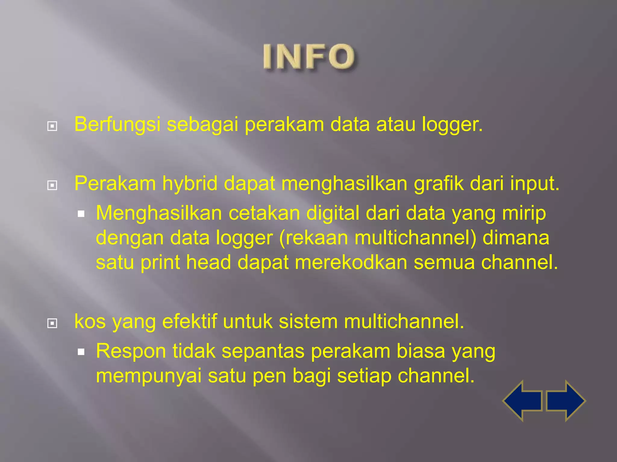 Pencatat (process variable recorder) | PPTX