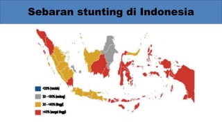 Sebaran stunting di Indonesia
 