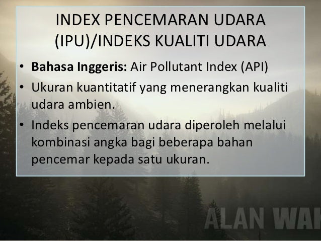 Pencemaran akibat pembakaran bahan api
