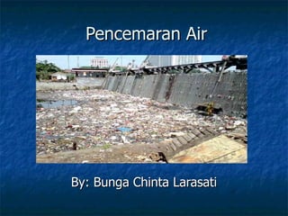 Pencemaran Air By: Bunga Chinta Larasati 