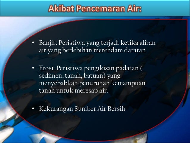 Pencemaran air