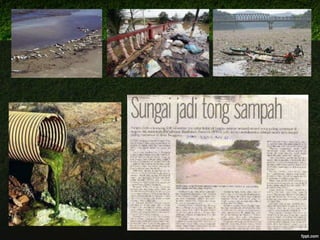 FAKTOR PENCEMARAN OLEH MANUSIASecarasengajaatautidaksengaja.Antarapencemarannyaialah:PencemaranudaraPencemaran airPencemarantanahPencemaranbunyidansebagainya