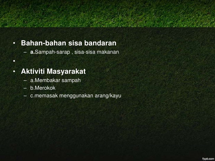 Pencemaran alam sekitar