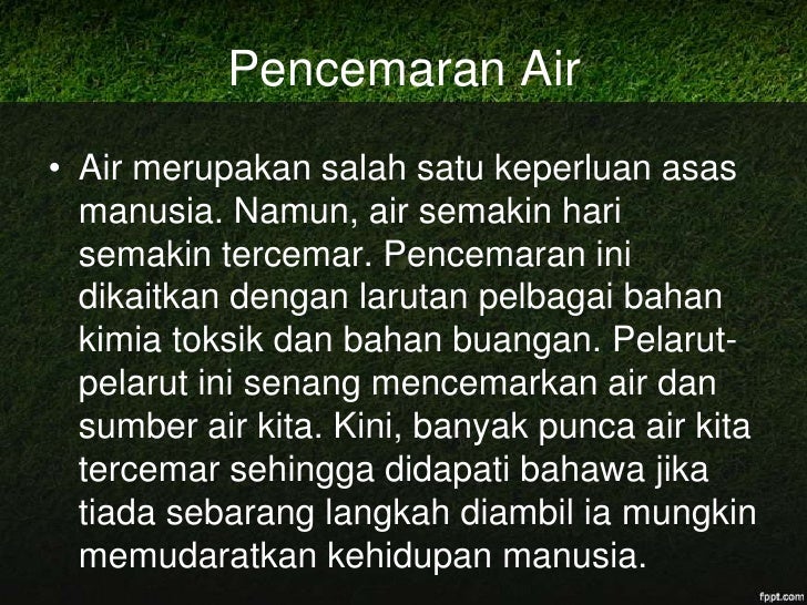 Definisi Pencemaran Alam Sekitar Pdf