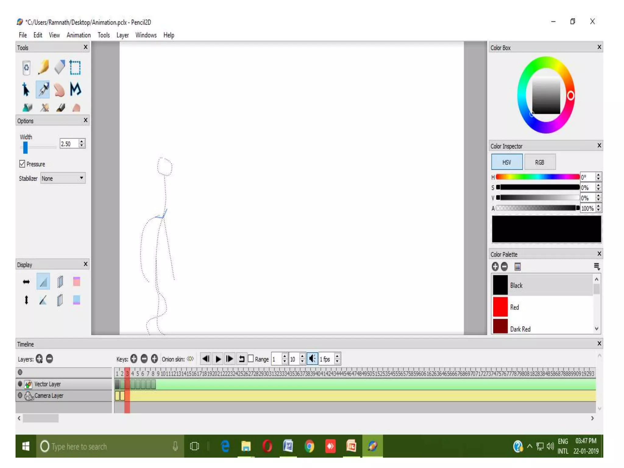 Pencil 2 d animation