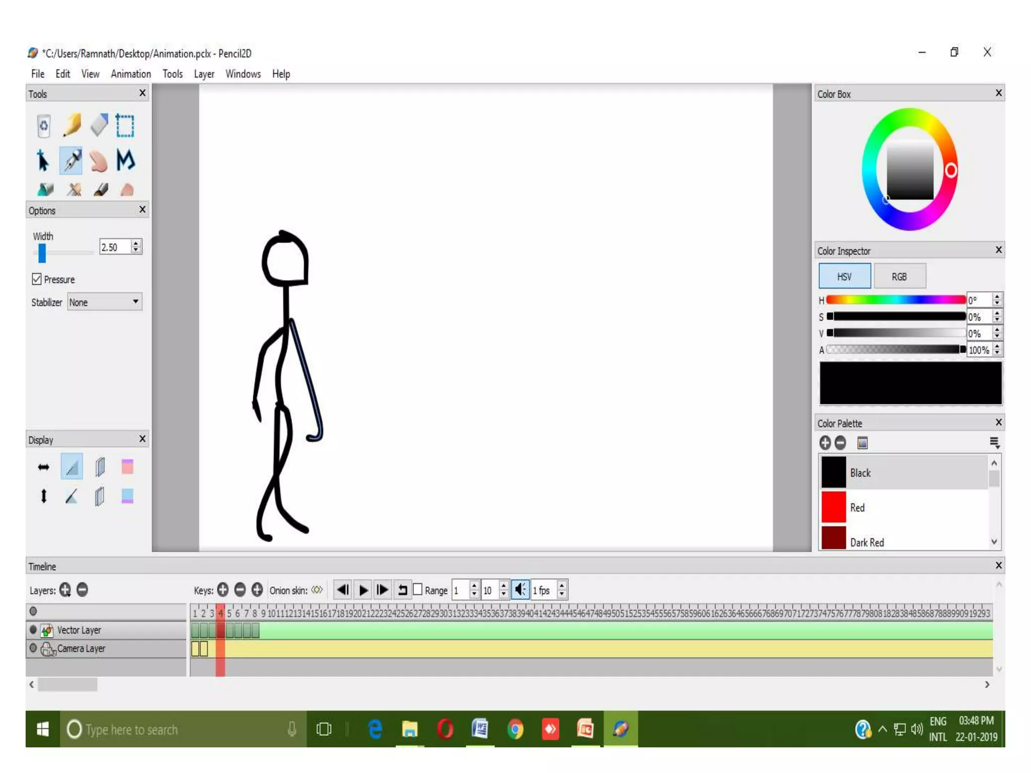 Pencil 2 d animation