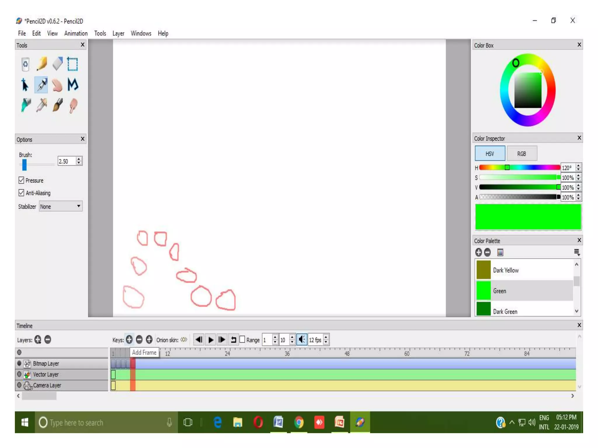 Pencil 2 d animation