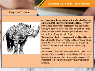Pencil sketch art classes: Drawing-pencil-sketches | PPTX