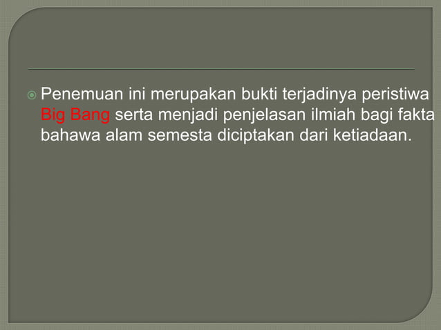 Penciptaan Alam Semesta Pptx