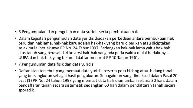 Hukum Agraria Pendaftaran Tanah