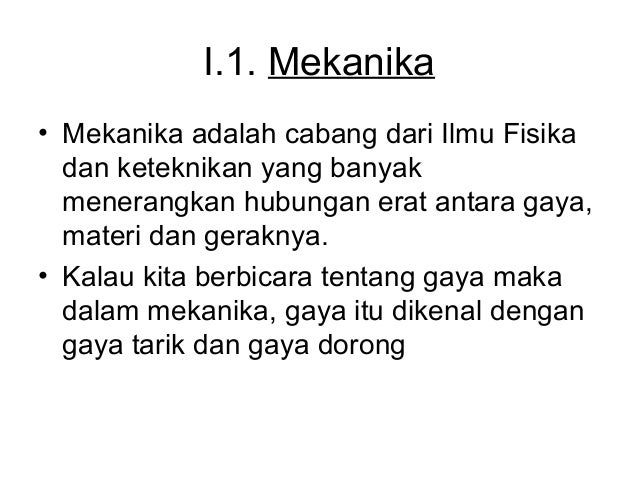 Pendahuluan fisika dasar