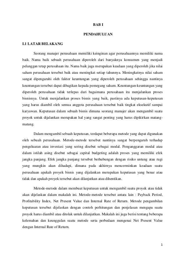 Capital Budgeting