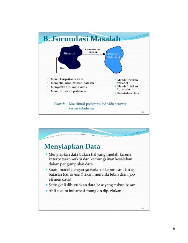 Penelitian Operasional 1 - Pendahuluan
