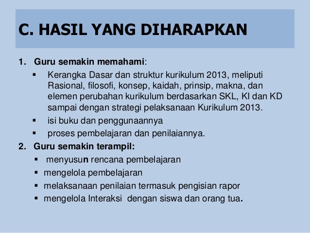 Pendampingan kur 2013 sd