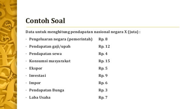 Pendapatan Nasional