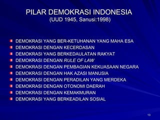Comprehensive Exploration of Democracy and Civic Education in Indonesia ...