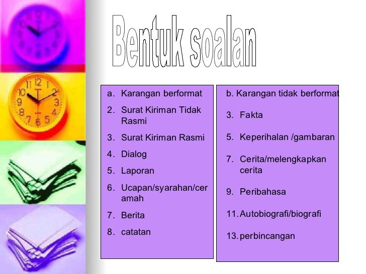 Contoh Soalan Karangan Berdasarkan Bahan Rangsangan Contoh Soalan Karangan Berdasarkan Bahan Rangsangan