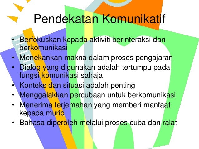 Pendekatan Eklektik Dan Komunikatif