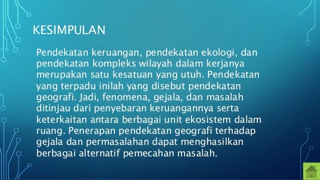 Pendekatan Geografi By Smago Fosfourt