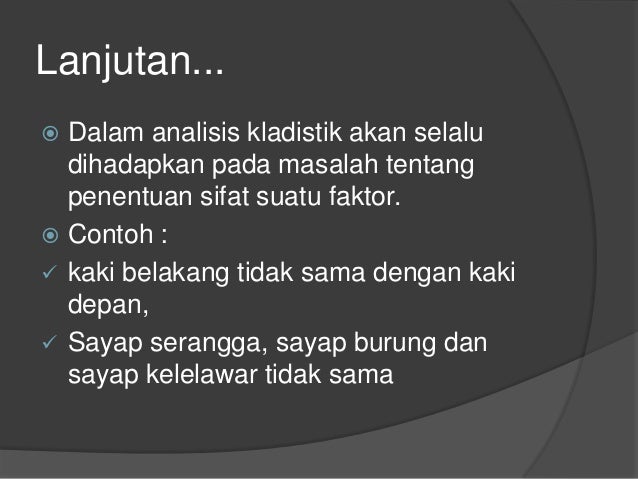 Pendekatan kladistik