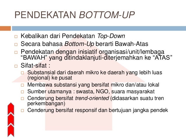 Pendekatan Perencanaan Pembangunan