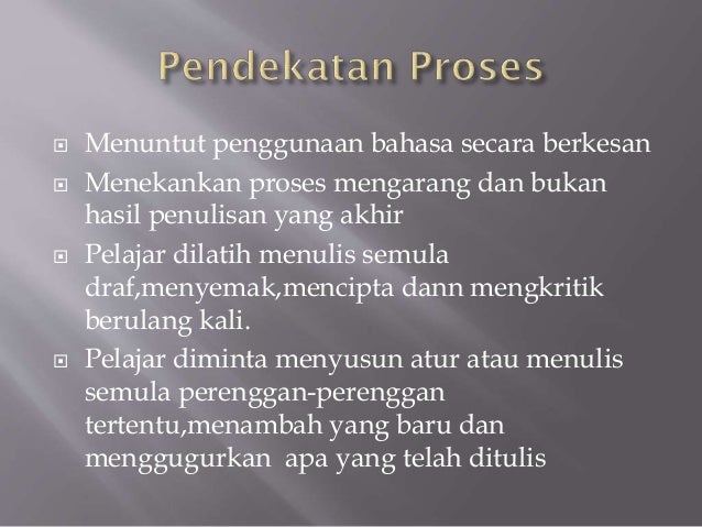 Pendekatan Proses