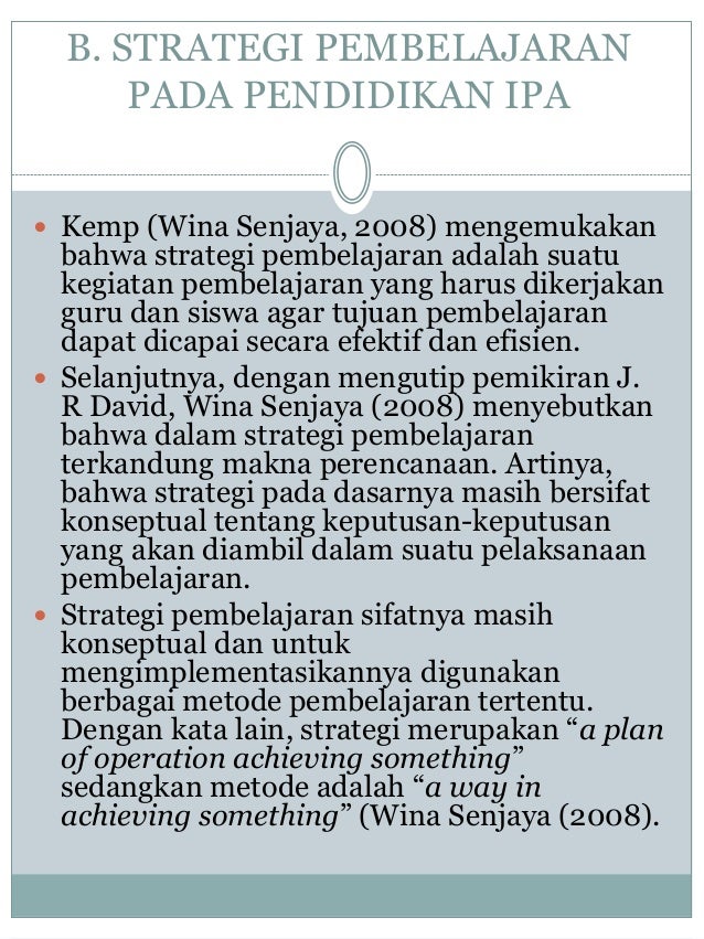 Pendekatan Strategi Metode Teknik Pembelajaran