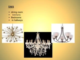ÙSES
 dining room
 kitchens
 Bedrooms
 in hallways
 