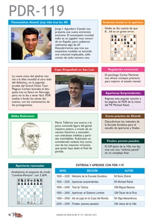 revista Peón de rey 2015