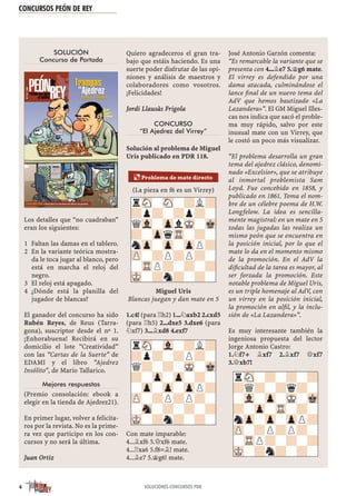 revista Peón de rey 2015