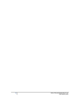 52 MODUL PENULISAN BAHASA MELAYU SJK
PPMP NEGERI JOHOR
 