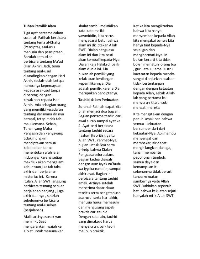 Pendidikan agama islam