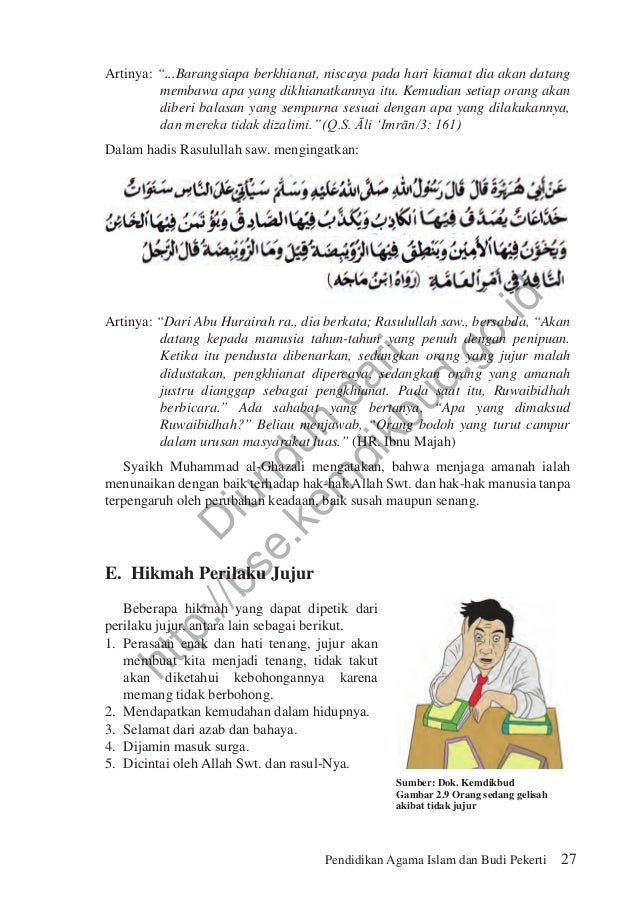 Pendidikan agama islam dan budi pekerti (buku siswa)