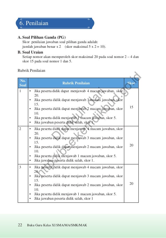 Download Contoh Soal Pg Pai Kelas Xi Semester 2 17 Pics