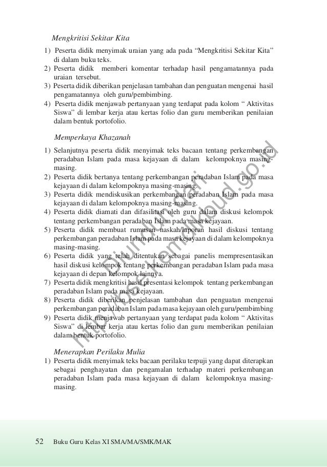 Kunci Jawaban Evaluasi Agama Islam Kelas 11 Kunci