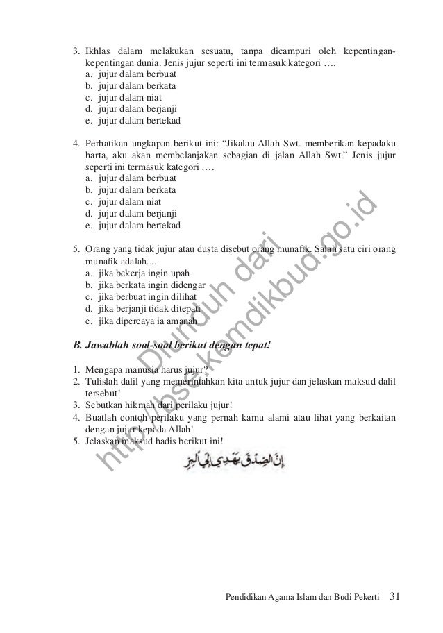 Kumpulan Pertanyaan Tentang Etos Kerja Dalam Islam