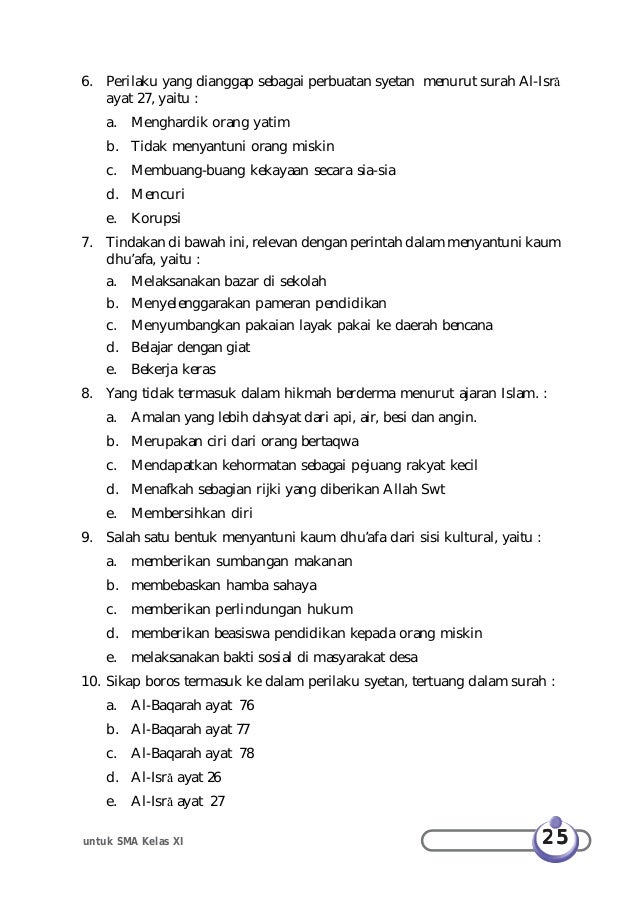 Pendidikan agama islam xi