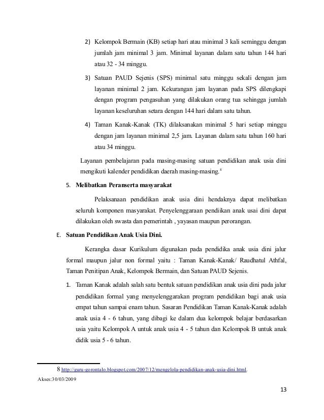 Pendidikan Anak Usia Dini Siap