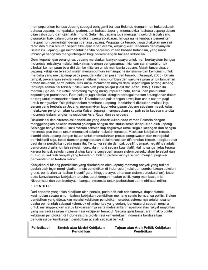 Pendidikan Di Indonesia Pada Masa Penjajahan