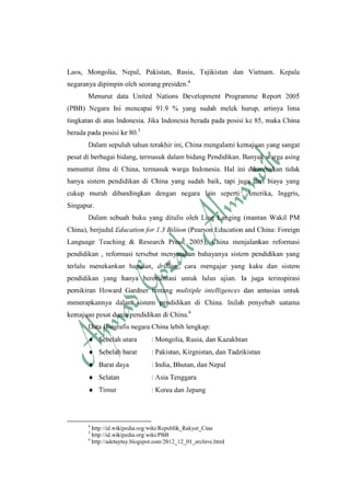 Pendidikan di republik rakyat cina