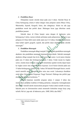 Pendidikan di republik rakyat cina