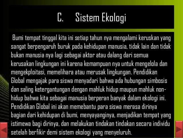Pendidikan Global Dan Globalisasi