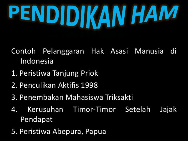 Pendidikan ham, pendidikan sepanjang hayat, dan pendidikan 