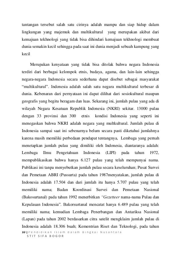 Pendidikan Islam Dalam Bingkai Nusantara 2jadi